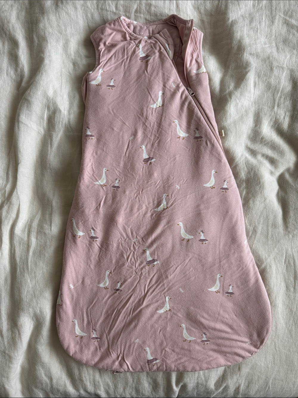 Gunamuna transitional Baby Sleep Sack with goose Print.
